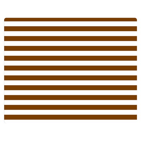 Horizontal Stripes 60 x50  Blanket Front