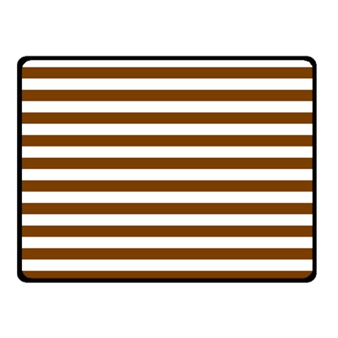 Horizontal Stripes 50 x40  Blanket Front