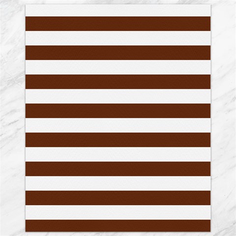 Horizontal Stripes 10.95 x13.48  Canvas - 1