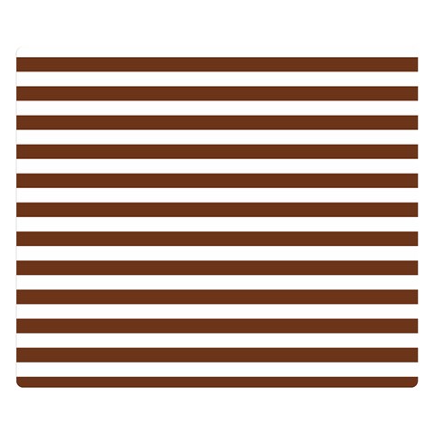 Horizontal Stripes 50 x40  Blanket Front