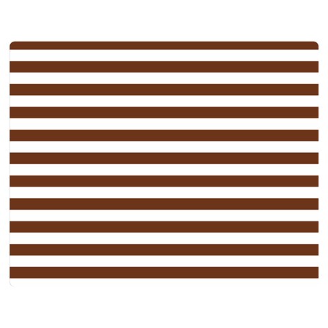 Horizontal Stripes 60 x50  Blanket Front