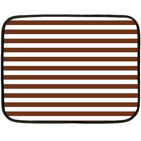 Horizontal Stripes 35 x27  Blanket Back