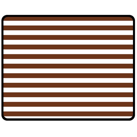 Horizontal Stripes 60 x50  Blanket Front