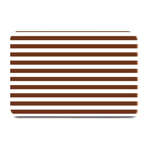 Horizontal Stripes 18 x12  Plate Mat
