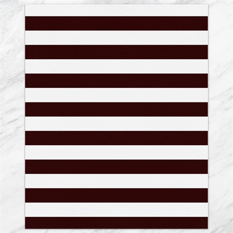 Horizontal Stripes 10.95 x13.48  Canvas - 1