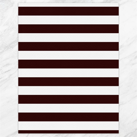 Horizontal Stripes 17.8 x23.08  Canvas - 1