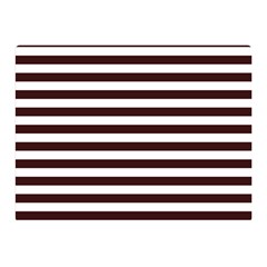 Horizontal Stripes 35 x27  Blanket Back