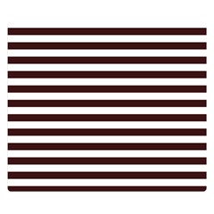 Horizontal Stripes 50 x40  Blanket Back
