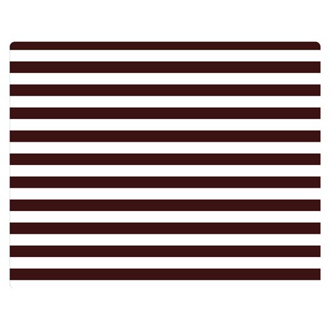 Horizontal Stripes 60 x50  Blanket Back