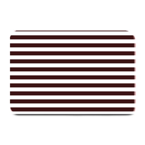 Horizontal Stripes 18 x12  Plate Mat