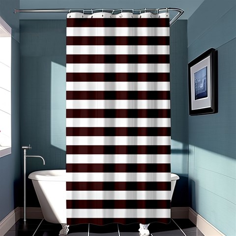 Horizontal Stripes Curtain(36 X72 ) - 33.26 x66.24  Curtain(36 X72 )