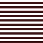 Horizontal Stripes - White and Dark Sienna Brown ScrapBook Page 12  x 12 