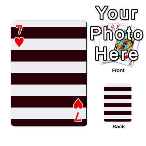 Horizontal Stripes Front - Heart7