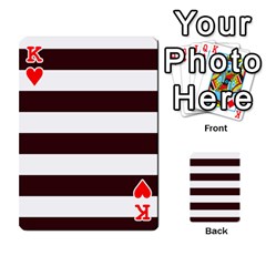 King Horizontal Stripes Front - HeartK
