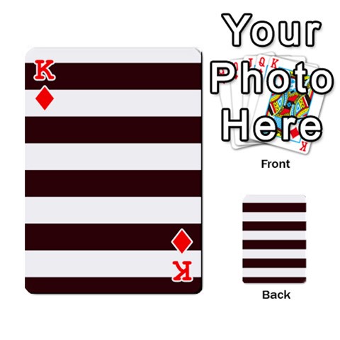 King Horizontal Stripes Front - DiamondK