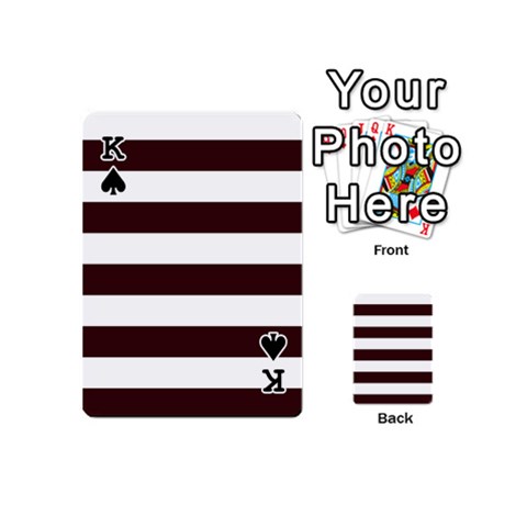 King Horizontal Stripes Front - SpadeK