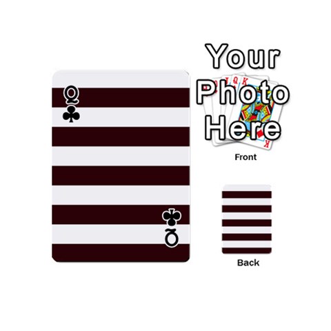 Queen Horizontal Stripes Front - ClubQ