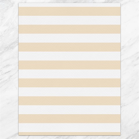 Horizontal Stripes 17.8 x23.08  Canvas - 1