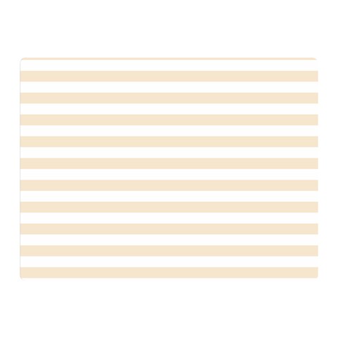 Horizontal Stripes 35 x27  Blanket Front