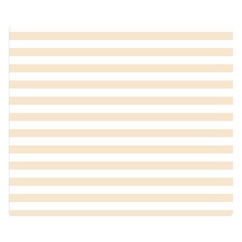 Horizontal Stripes 50 x40  Blanket Front