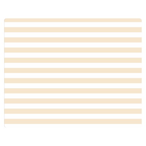 Horizontal Stripes 60 x50  Blanket Front