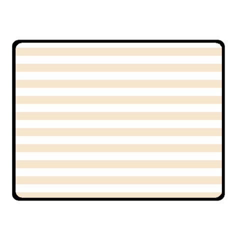 Horizontal Stripes 50 x40  Blanket Front