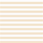 Horizontal Stripes - White and Champagne Orange ScrapBook Page 8  x 8 