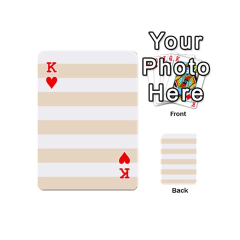King Horizontal Stripes Front - HeartK