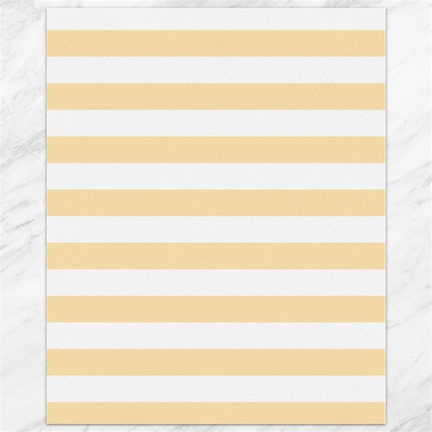 Horizontal Stripes 10.95 x13.48  Canvas - 1