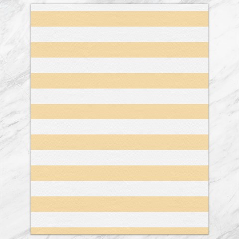 Horizontal Stripes 11.86 x15.41  Canvas - 1