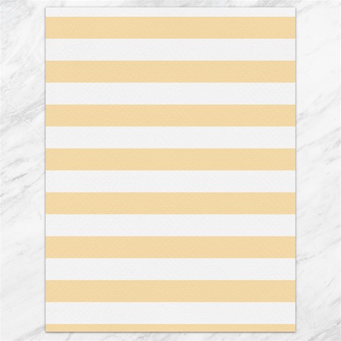 Horizontal Stripes 17.8 x23.08  Canvas - 1