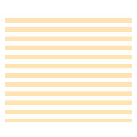 Horizontal Stripes 50 x40  Blanket Front
