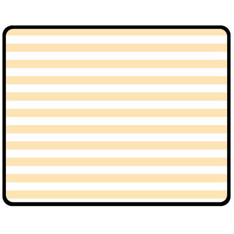 Horizontal Stripes 60 x50  Blanket Front