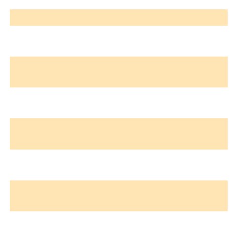 Horizontal Stripes 3.75 x3.75  Memopad