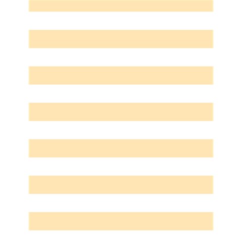 Horizontal Stripes 4.125 x5.5  Memopad