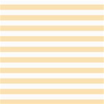 Horizontal Stripes - White and Peach Orange ScrapBook Page 8  x 8 
