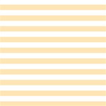 Horizontal Stripes - White and Peach Orange ScrapBook Page 12  x 12 