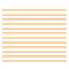Horizontal Stripes 50 x40  Blanket Front