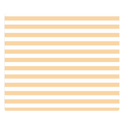 Horizontal Stripes 50 x40  Blanket Back