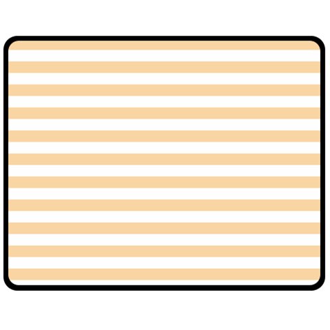 Horizontal Stripes 60 x50  Blanket Front