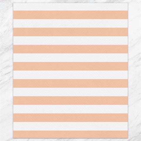 Horizontal Stripes 8.15 x9.66  Canvas - 1