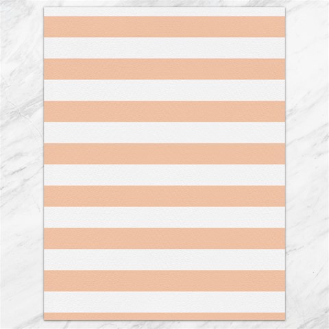 Horizontal Stripes 17.8 x23.08  Canvas - 1