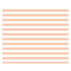 Horizontal Stripes 50 x40  Blanket Back