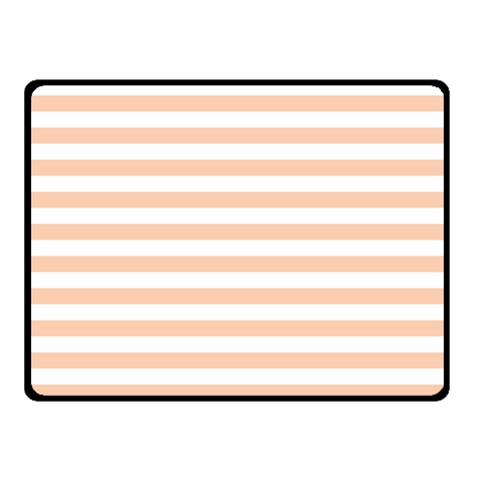 Horizontal Stripes 50 x40  Blanket Front