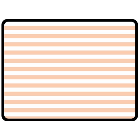 Horizontal Stripes 80 x60  Blanket Front
