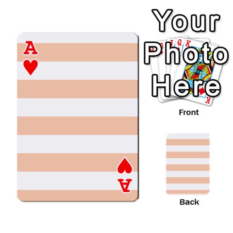 Ace Horizontal Stripes Front - HeartA