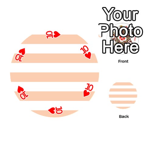 Horizontal Stripes Front - Heart10
