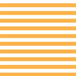Horizontal Stripes - White and Pastel Orange ScrapBook Page 12  x 12 