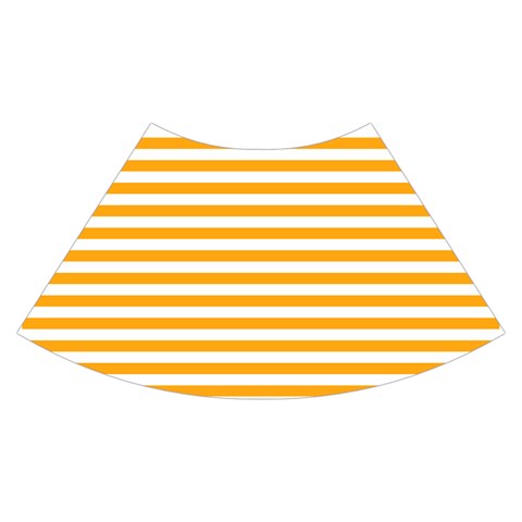 Horizontal Stripes Skirt Back