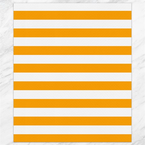 Horizontal Stripes 8.15 x9.66  Canvas - 1